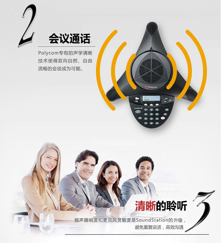 寶利通Polycom SoundStation 2EX擴展型