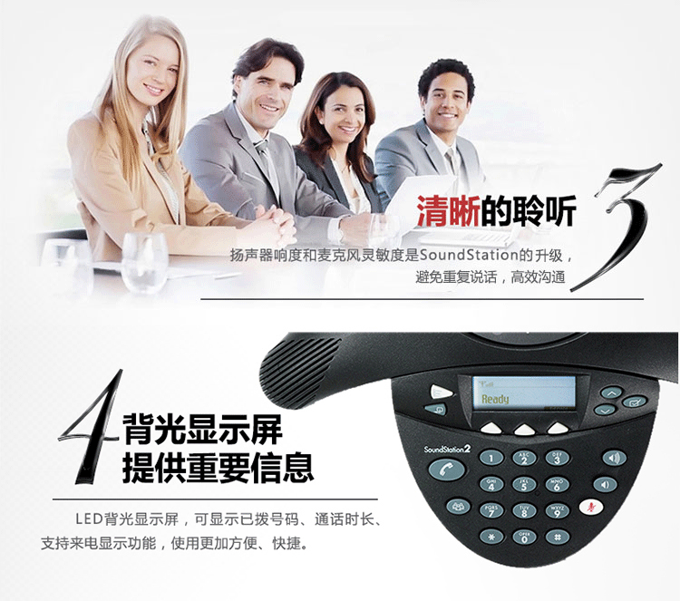 寶利通Polycom SoundStation 2 標準型